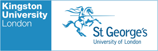 Kingston University London and St George's University of London logos
